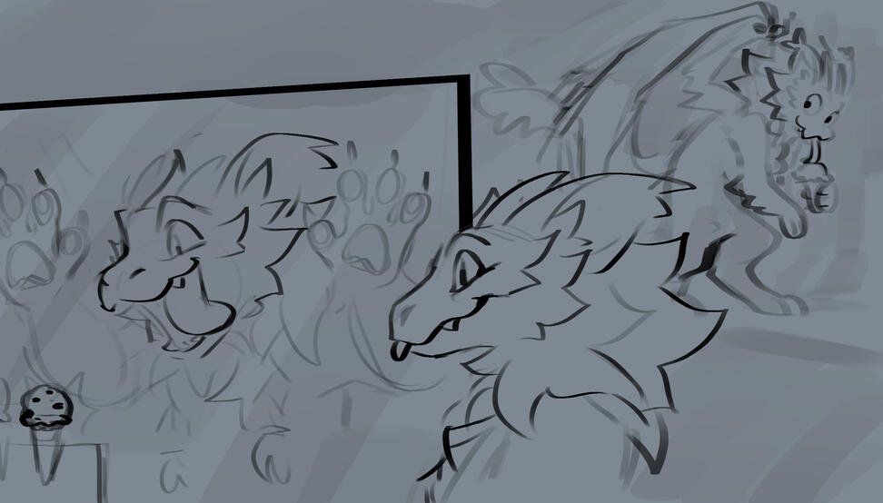 Final silly sketches that finalized it all